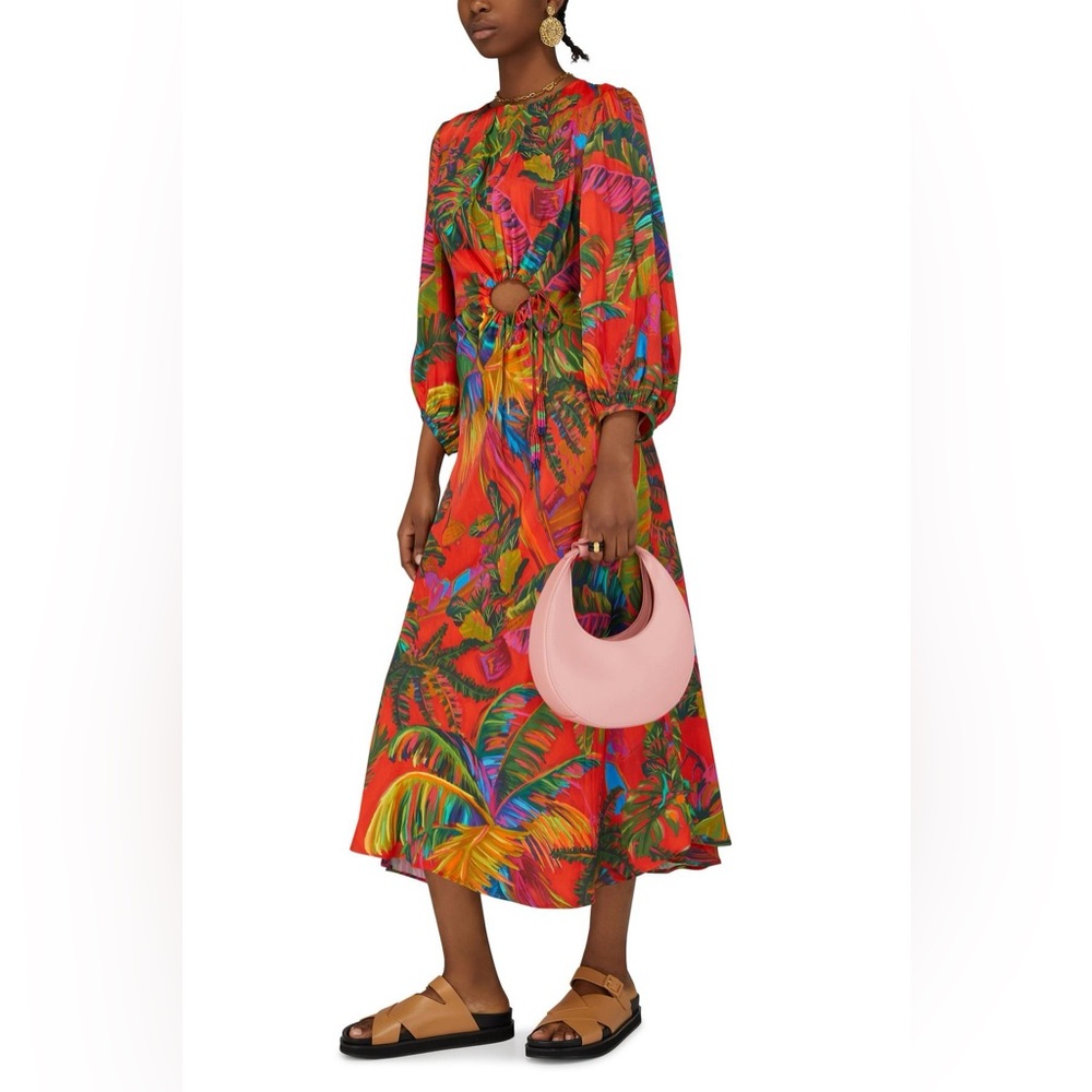 NWT FARM Rio URBAN JUNGLE MIDI DRESS